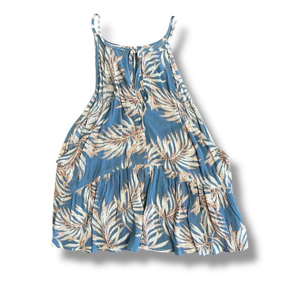 Sadie & Sage Palm Leaf Halter Swing Tank Festival Anthropologie Vibes Medium - Picture 5 of 7